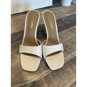 Never worn size 9 white sandal